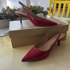 Michael Kors red heels size 9.5